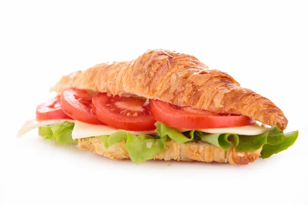 Sandwich with tomatoes and mozarella — Stock Photo, Image
