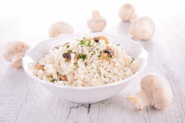 mantarlı risotto