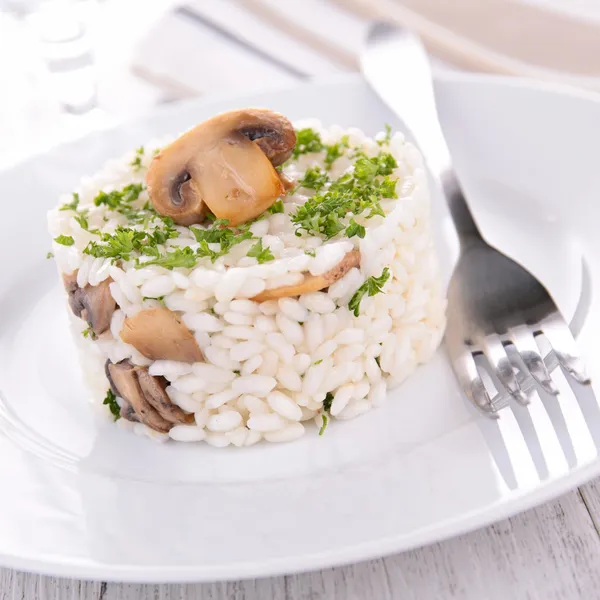 mantarlı risotto