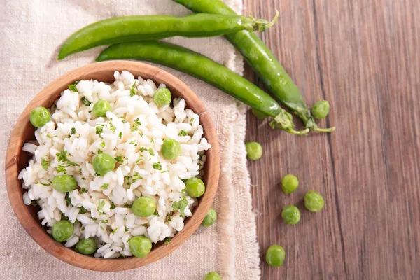 Pea risotto — Stockfoto