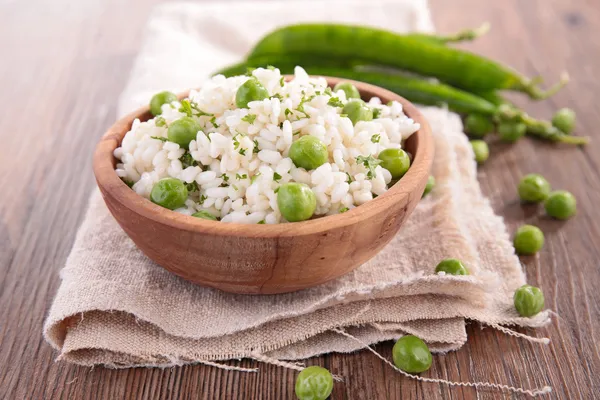 Pea risotto — Stockfoto