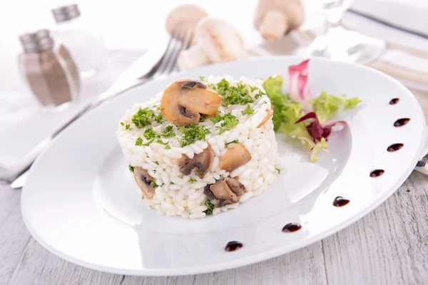mantarlı risotto