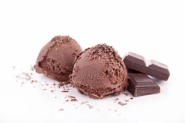 Chocolate ice cream — Stock Photo, Image