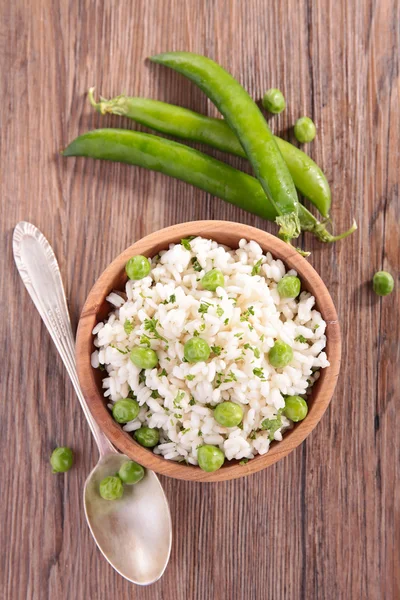 Tallrik med risotto — Stockfoto