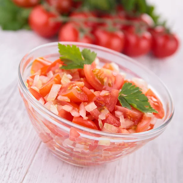 Tomatensalat — Stockfoto