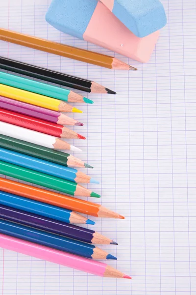 Pencils and paper — Stock Photo, Image