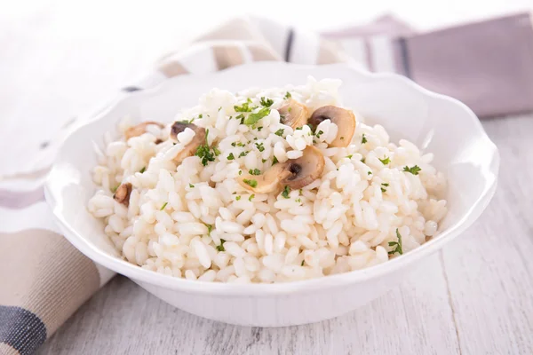 Mushroom risotto — Stock Photo, Image