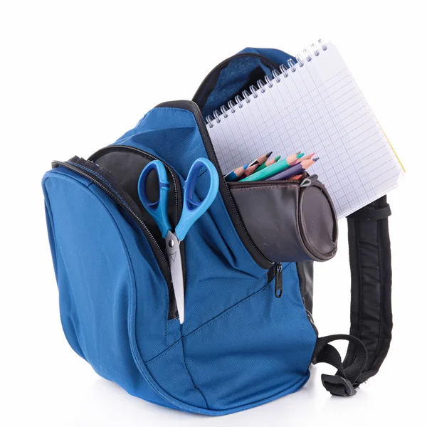 Školní batoh — Stock fotografie
