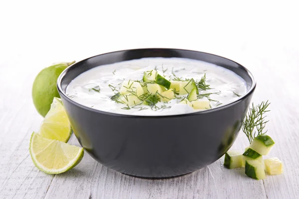 Yogurt sauce — Stock Photo, Image