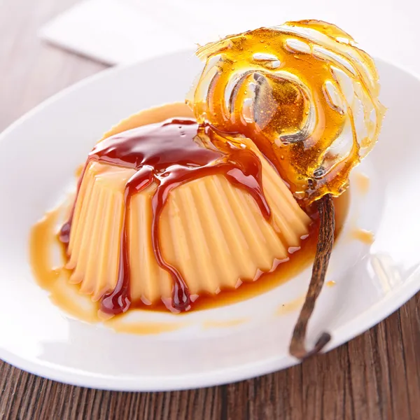 Postre de caramelo — Foto de Stock