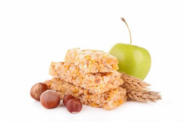 granola bar ve elma