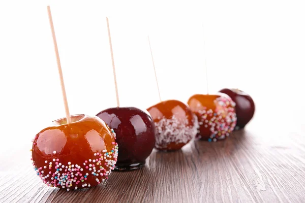 Maçãs de caramelo — Fotografia de Stock