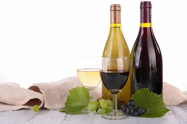 Wine and glasses — Stock Photo, Image