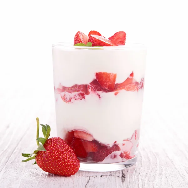 Dessert fraise — Photo