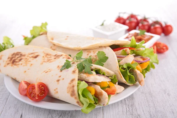 Sandwich wrap — Stockfoto