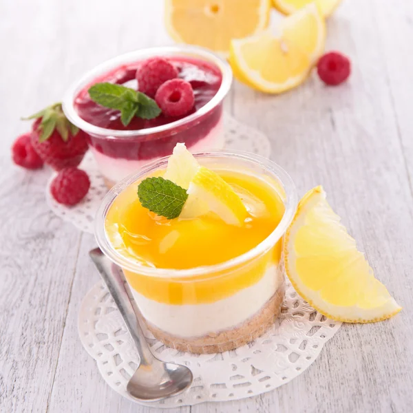 Dessert de fruits savoureux — Photo