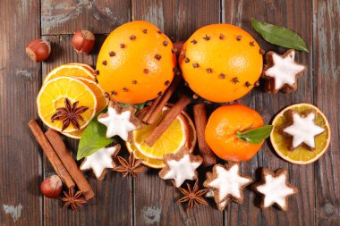 Baharatlı zencefilli kurabiye - üst görünüm