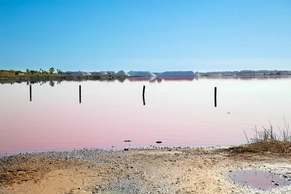 Lago Rosa Montanha Sal — Fotografia de Stock