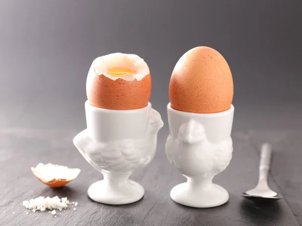 Soft Boiled Egg Cupshell — Stock Photo, Image