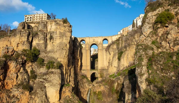 西班牙安达卢西亚朗达美丽的桥 — 图库照片