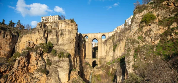 Ronda Schöne Brücke Andalusien Spanien — Stockfoto