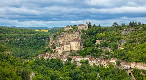 Staden Rocamadour Lot Frankrike — Stockfoto