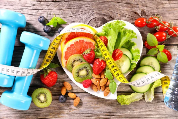 Aliments Santé Concept Saine Alimentation — Photo
