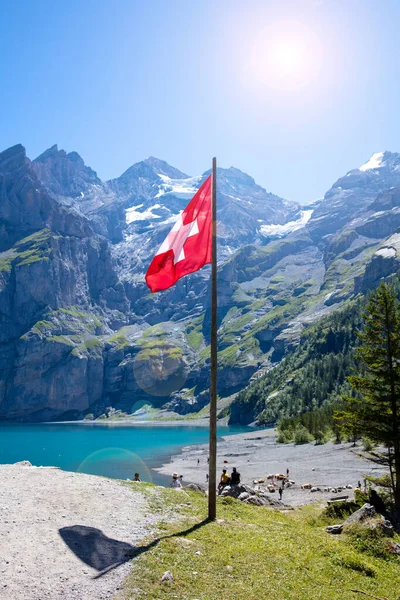 Lake Mountain Switzerland — Stock Photo, Image
