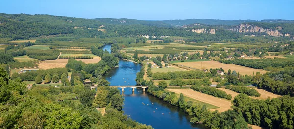 Viewpoint Panoramic Landscape Dordogne France Domme — 图库照片