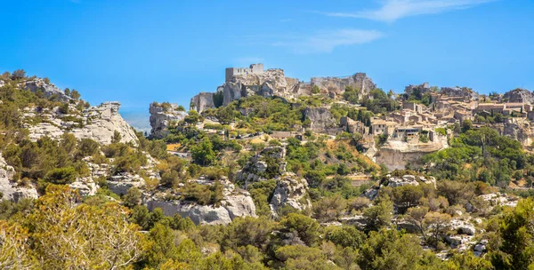 Les Baux Provence Village Panoramic View France — Foto de Stock