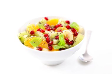 Taze meyve salatası.