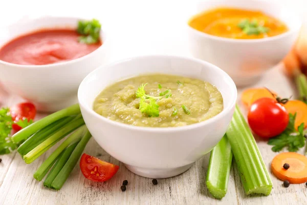 Various Vegetable Soup — Stock Photo, Image