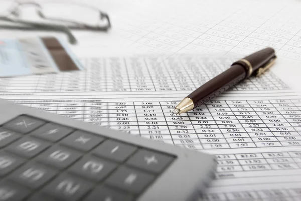 Financial accounting .Financial — Stock Photo, Image