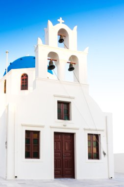 Santorini'nın ünlü dönüm noktası görüntülemek