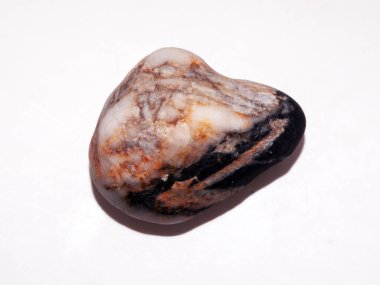 Yarı değerli taşın renk spektrumu, izole edilmiş arkaplan