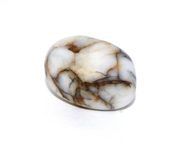 Yarı değerli taşın renk spektrumu, izole edilmiş arkaplan