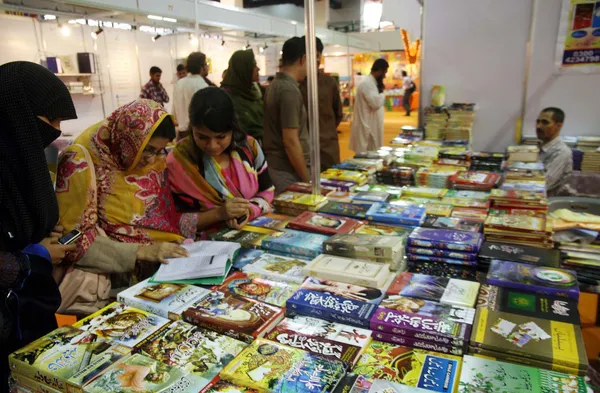 8th Karachi International Book Fair, held at Karachi Expo Center — Stock Photo, Image