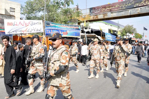 Mourning procession in connection of Chehlum (Fortieth Day Mourning Commemoration) — Stock Photo, Image