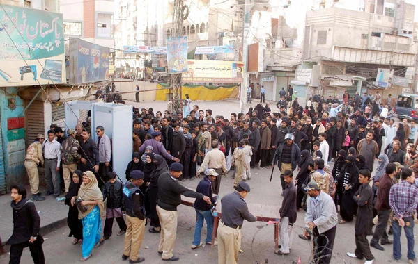 Rouw processie in aansluiting van Chehlum (Fortieth dag rouw herdenking) van Hazrat Imam Hussain (A.S) — Stockfoto