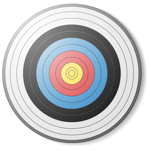 Archery target — Stock Vector