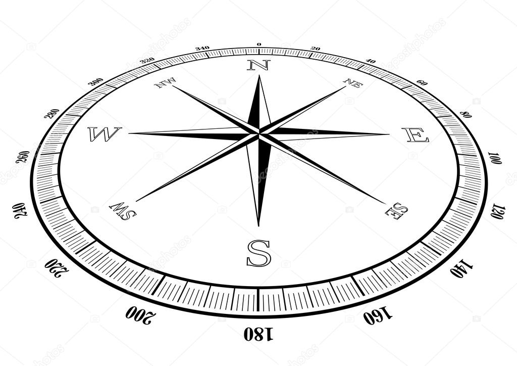 Rosa de los vientos — Archivo Imágenes Vectoriales © unkreatives #13714444