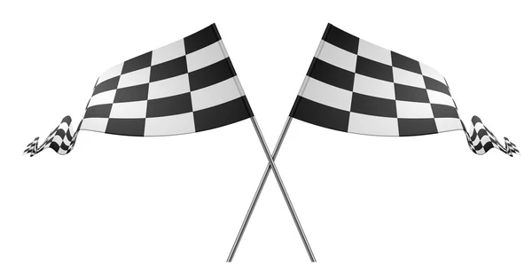 Banderas de carreras — Vector de stock