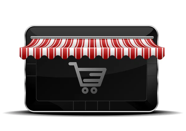 Tablet shopping — Stock Vector