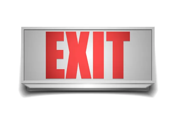 Exit sign — Stock Vector