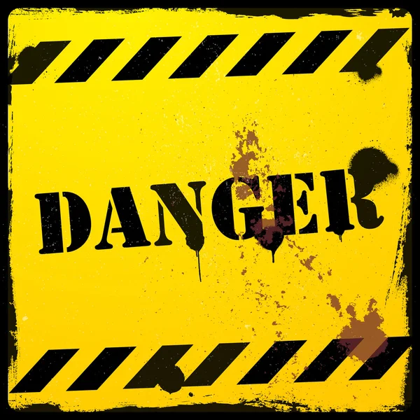 Danger background — Stock Vector