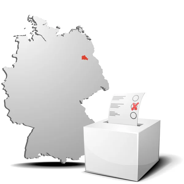Głosowanie Niemcy berlin — Wektor stockowy