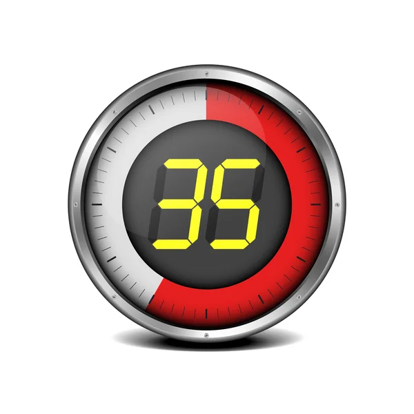 Timer digitale 35 — Stockvector