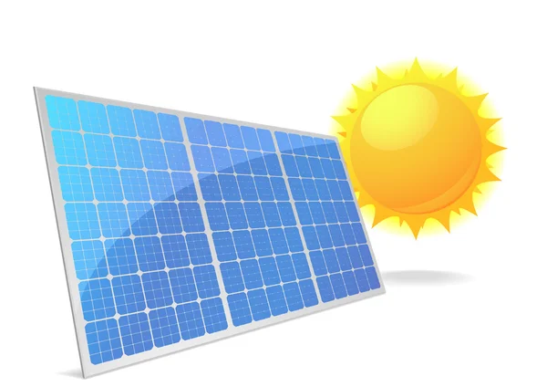 Solarzellen 06 — Vetor de Stock