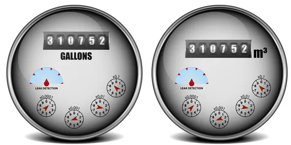 Water meter — Stock Illustration Water meter Stock Illustration