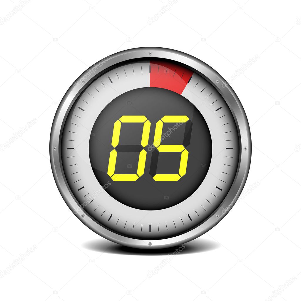 Timer digital 05 — Stock Vector © unkreatives 22891092